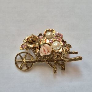 1928 Flower Cart Brooch